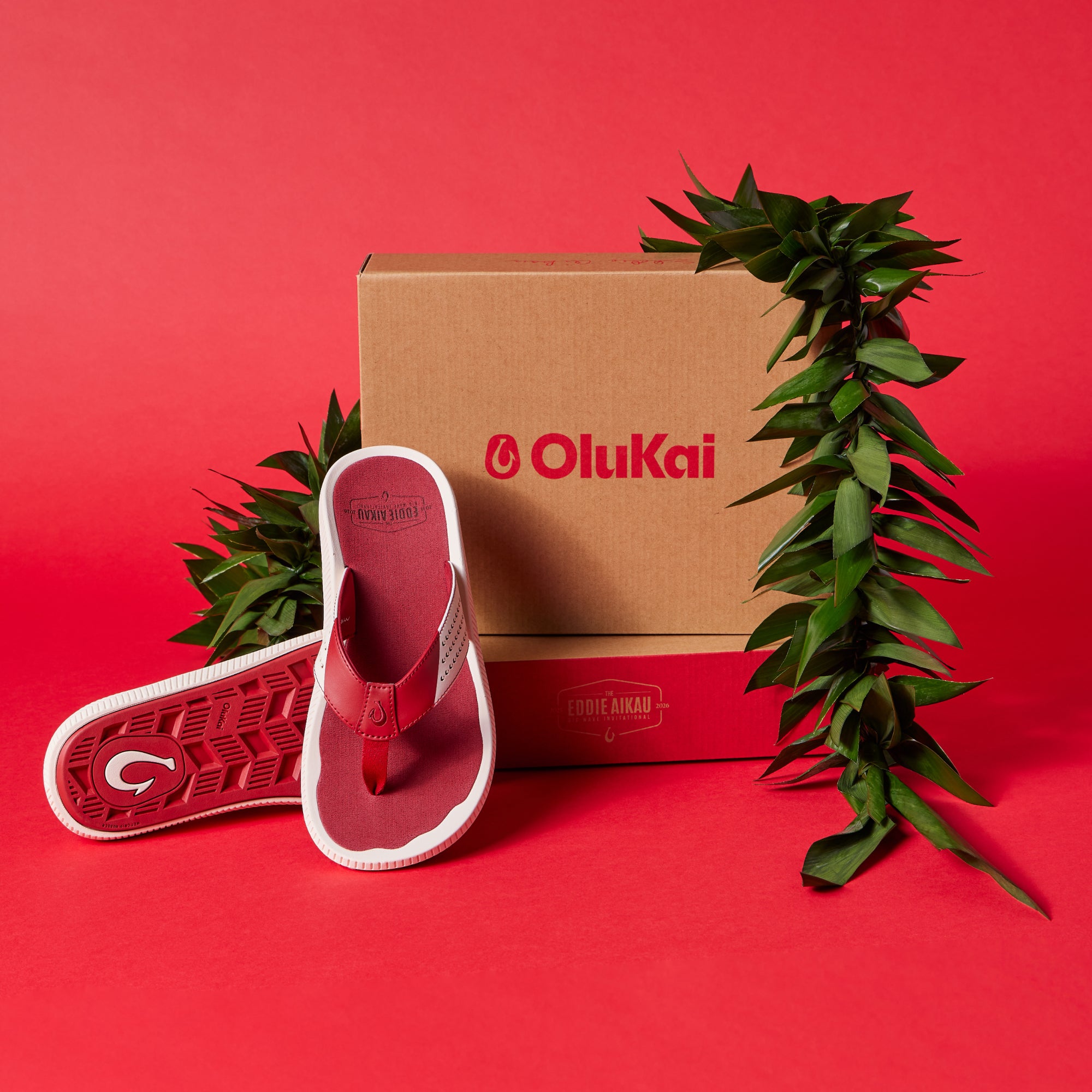 Ulele - Off White / Deep Red - Image 2